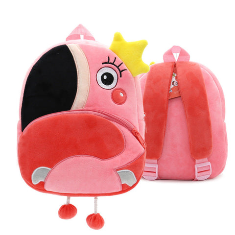 Cute Plush Backpacks Kindergarten Cartoon School Bags Children Animal Toys Bag gogodiggity