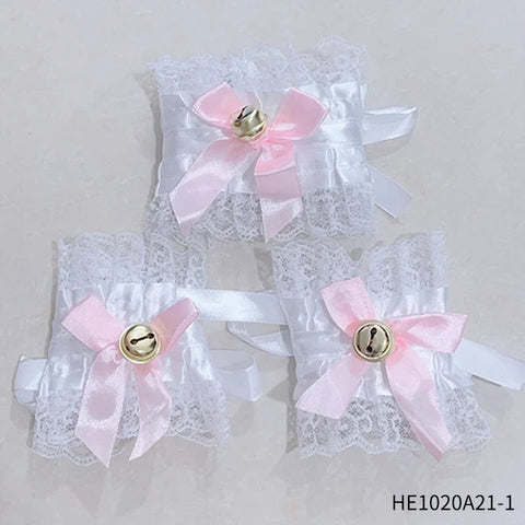 Womens Halloween Maid Lace Cat Ear Headband Hair Accessories Cat Ear Headband Long Tassel Japanese Animation Cosplay Accessories gogodiggity