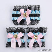 Womens Halloween Maid Lace Cat Ear Headband Hair Accessories Cat Ear Headband Long Tassel Japanese Animation Cosplay Accessories gogodiggity