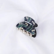 Acrylic Floral Sweet Small Hair Claw Clips Women Girls Plastic Print Crab Barrettes Clips Hair Clamps Hairpins Hair Accessories gogodiggity