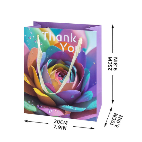 5pcs Gift Paper Bags for Birthday Christmas Thank You All Occasions gogodiggity