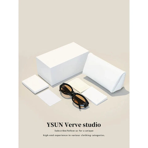 2024 New GM Sunglasses Women, Cat Eye Narrow Frame High-End Acetate DADA Sunglasses UV400 Protection gogodiggity