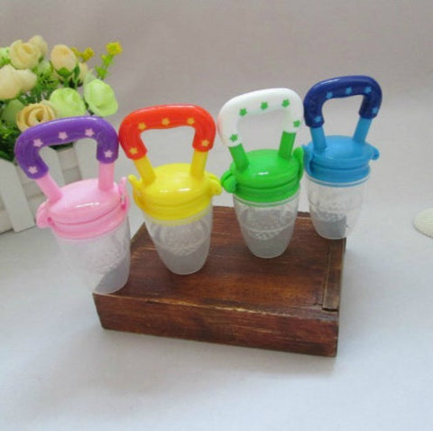 New Baby Silicone Pacifier, Encapsulated To Soothe Complementary Food Feeding Artifact gogodiggity