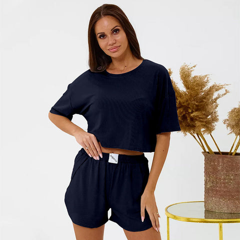 Pajamas Comfortable Sexy Shorts Home Wear Suit Can Be Worn Outside Cross-border gogodiggity