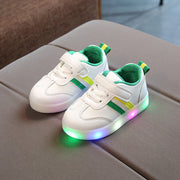 Kimmy White LED Sneakers Shoes gogodiggity