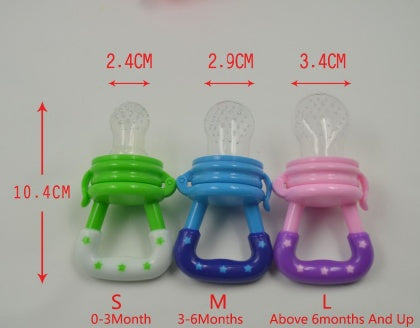 New Baby Silicone Pacifier, Encapsulated To Soothe Complementary Food Feeding Artifact gogodiggity