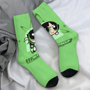 The Powerpuff Girls Stockings Couple Socks Soft Trendy Socks Winter Cycling Non Slip Graphic Socks Gift gogodiggity