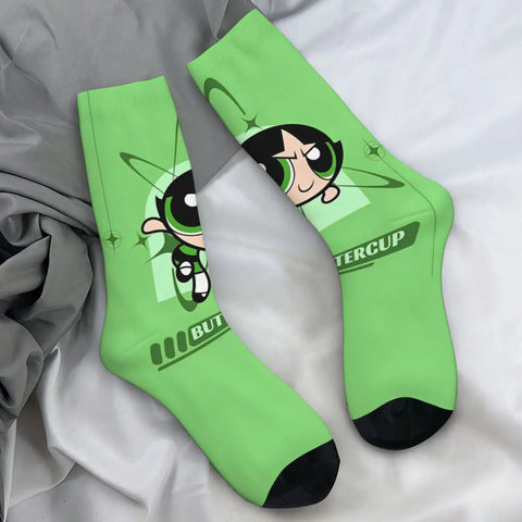 The Powerpuff Girls Stockings Couple Socks Soft Trendy Socks Winter Cycling Non Slip Graphic Socks Gift gogodiggity