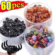 10-60Pcs Hair Claw Clips for Women1.5cm Small Black Brown Transparent Plastic Mini Claws Kids Hair Styling Fashion Accessories gogodiggity