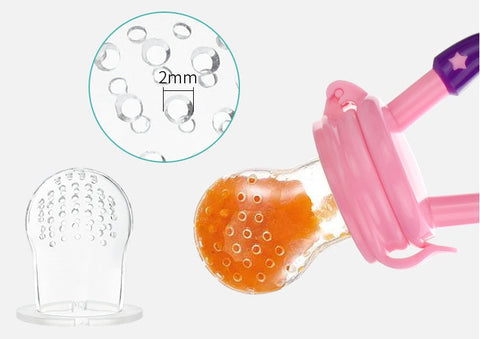 New Baby Silicone Pacifier, Encapsulated To Soothe Complementary Food Feeding Artifact gogodiggity