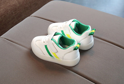 Kimmy White LED Sneakers Shoes gogodiggity