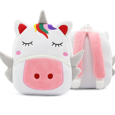 Cute Plush Backpacks Kindergarten Cartoon School Bags Children Animal Toys Bag gogodiggity