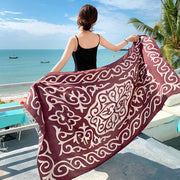Sun-proof All-matching Shawl Beach Travel Dual-use Outdoor Beach Towel gogodiggity