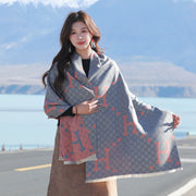 Retro High Sense Artificial Cashmere Scarf gogodiggity