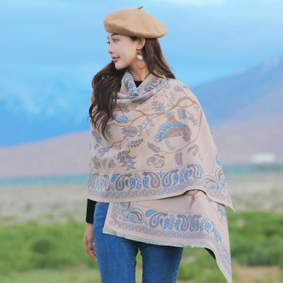 Retro High Sense Artificial Cashmere Scarf gogodiggity
