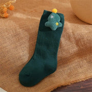 Q22D Cotton Socks Newborn Infants Toddlers Girls Christmas Santa Elk Socks Gift gogodiggity