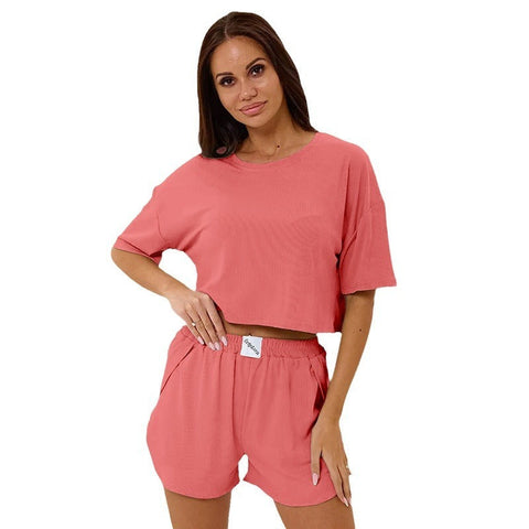 Pajamas Comfortable Sexy Shorts Home Wear Suit Can Be Worn Outside Cross-border gogodiggity