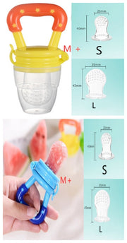 New Baby Silicone Pacifier, Encapsulated To Soothe Complementary Food Feeding Artifact gogodiggity