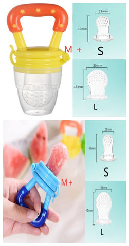 New Baby Silicone Pacifier, Encapsulated To Soothe Complementary Food Feeding Artifact gogodiggity