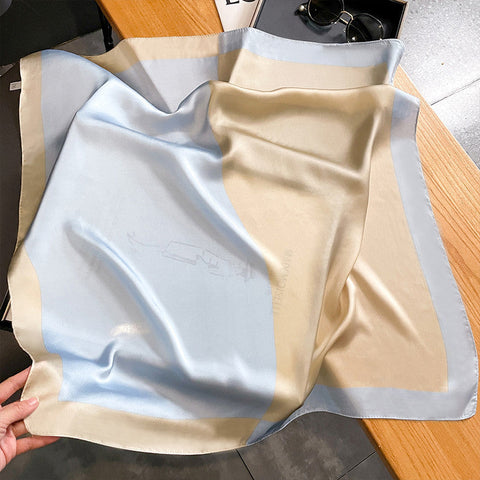Stewardess Neck Protection Business Wear Matching Shirt Thin Scarf gogodiggity