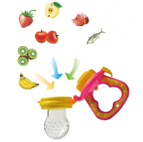 New Baby Silicone Pacifier, Encapsulated To Soothe Complementary Food Feeding Artifact gogodiggity