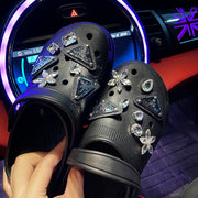 Shoe Buckle Shoes Flower Slippers Sandal Accessories gogodiggity