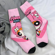 The Powerpuff Girls Stockings Couple Socks Soft Trendy Socks Winter Cycling Non Slip Graphic Socks Gift gogodiggity