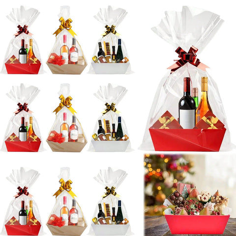 Cardboard Empty Gift Baskets To Fill Bulk For Holiday, Birthday, Christmas, Valentines Day And Any Occasion Valentine Day gogodiggity