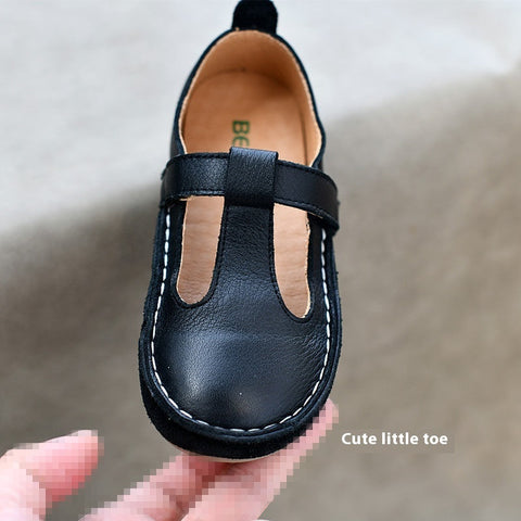 Children's Genuine Leather Soft Calf Leather Shoes Casual Baby Shoes gogodiggity
