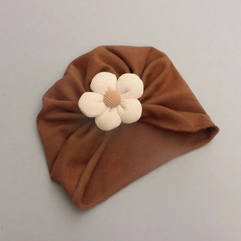 0-12M Infant Accessories Cute Flower Spring Autumn Cotton Newborn Baby Bebe Girl Hat Socks Two Pieces Set gogodiggity