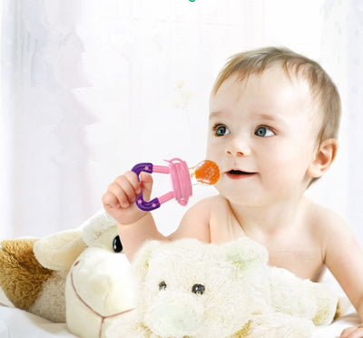 New Baby Silicone Pacifier, Encapsulated To Soothe Complementary Food Feeding Artifact gogodiggity