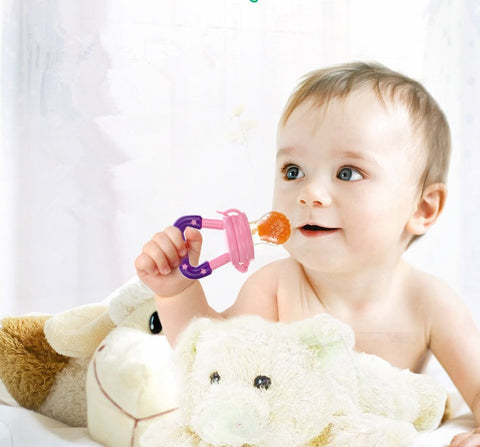 New Baby Silicone Pacifier, Encapsulated To Soothe Complementary Food Feeding Artifact gogodiggity