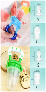 New Baby Silicone Pacifier, Encapsulated To Soothe Complementary Food Feeding Artifact gogodiggity