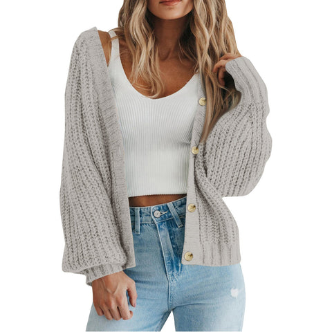 Loose Knitted Coat Women's Clothing gogodiggity