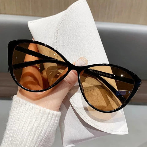 2025 Lady Cat-Eye Sunglasses High-End Acetate Petite Frame UV400 ProtectionWomen’s Shades Fashion Sunglasses gogodiggity
