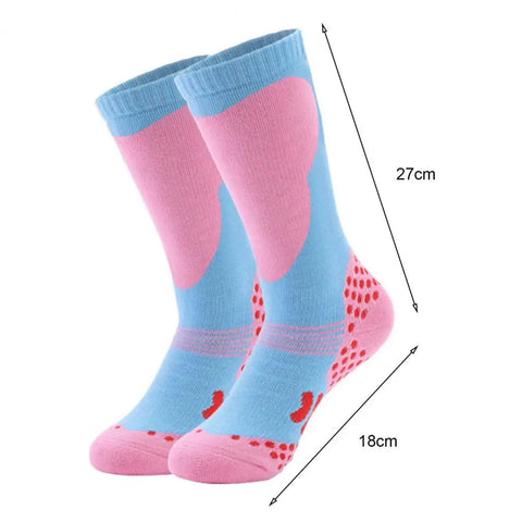 Breathable Ski Socks Children Ski Socks Children's Winter Ski Socks Thermal Cotton Long-tube Outdoor Sports for Boys Girls Sweat gogodiggity