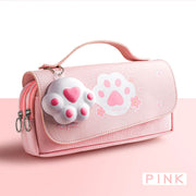 Decompression Pencil Bag Net Red Portable Pencil Bag Primary School Girl gogodiggity