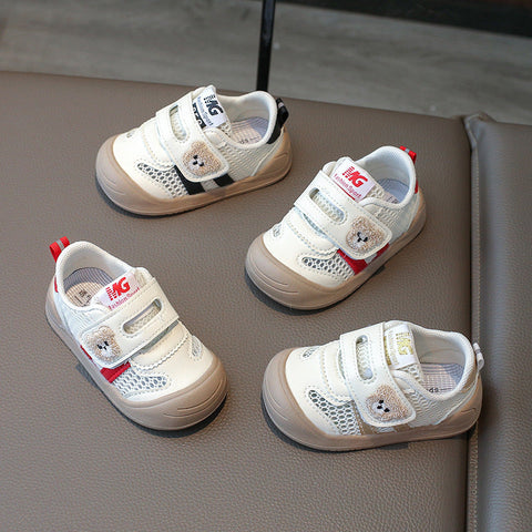 Children's Breathable Mesh Shoes Men's And Women's Soft Bottom Casual gogodiggity