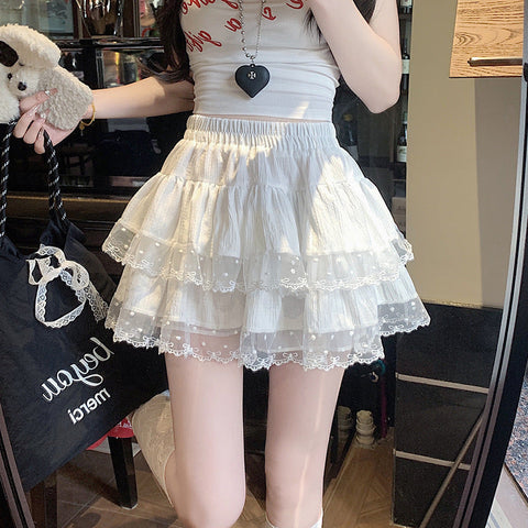 Women's Patchwork Cake Hot Girl Short Skirt gogodiggity