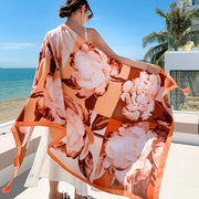 Sun-proof All-matching Shawl Beach Travel Dual-use Outdoor Beach Towel gogodiggity