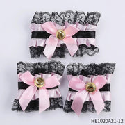 Womens Halloween Maid Lace Cat Ear Headband Hair Accessories Cat Ear Headband Long Tassel Japanese Animation Cosplay Accessories gogodiggity
