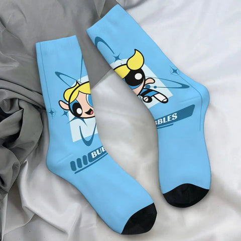 The Powerpuff Girls Stockings Couple Socks Soft Trendy Socks Winter Cycling Non Slip Graphic Socks Gift gogodiggity