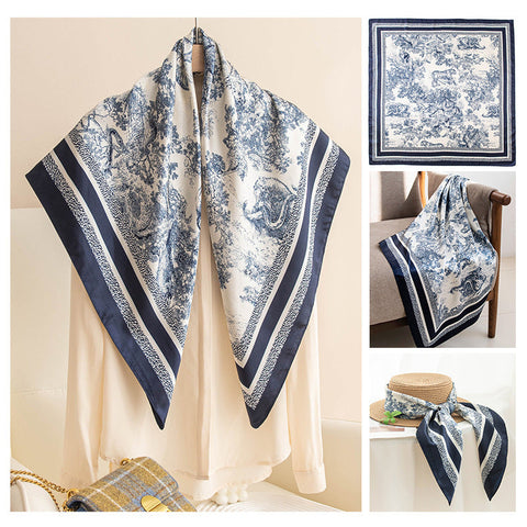 Women's Polyester Scarf Fashionable Printed Shawl gogodiggity