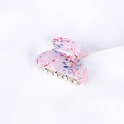 Acrylic Floral Sweet Small Hair Claw Clips Women Girls Plastic Print Crab Barrettes Clips Hair Clamps Hairpins Hair Accessories gogodiggity