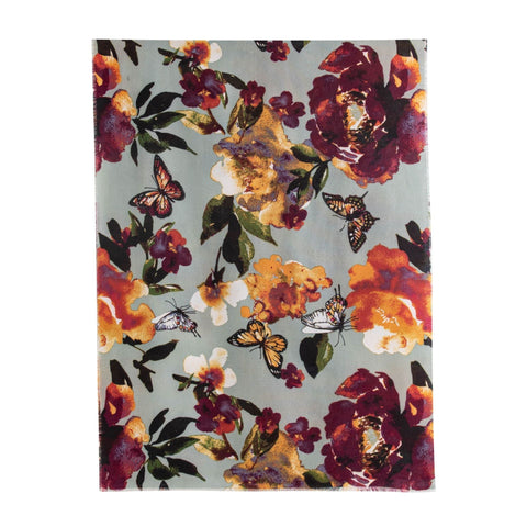 Artificial Cashmere Scarf Female Plant Print Fashion Commuter gogodiggity