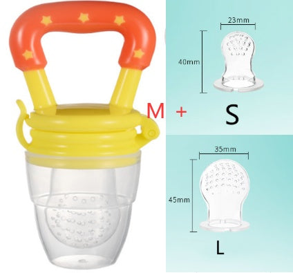 New Baby Silicone Pacifier, Encapsulated To Soothe Complementary Food Feeding Artifact gogodiggity