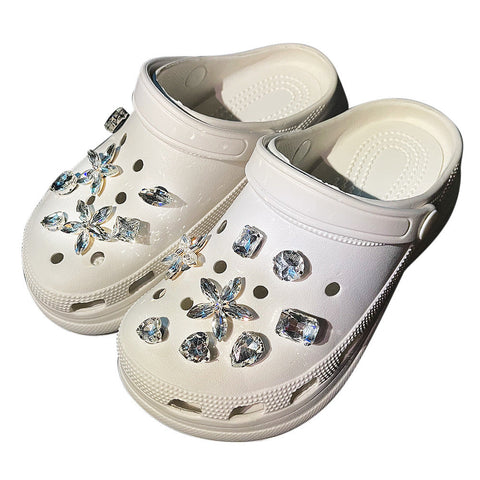 Shoe Buckle Shoes Flower Slippers Sandal Accessories gogodiggity