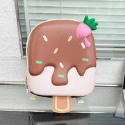 Cute Cartoon Kids Backpack Ice-cream Shape Baby Bag Kindergarten School Bag Boys Girls Toddler Backpack Children Accessories gogodiggity