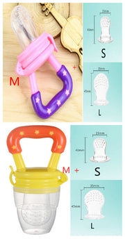 New Baby Silicone Pacifier, Encapsulated To Soothe Complementary Food Feeding Artifact gogodiggity