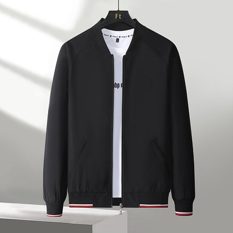 Men's Casual Business Baseball Uniform Fashion All-match One-piece Sleeve gogodiggity